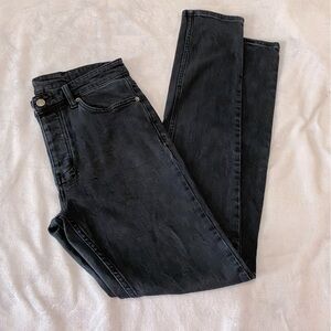 Ksubi men’s Chitch black/blue slim tapered leg jeans